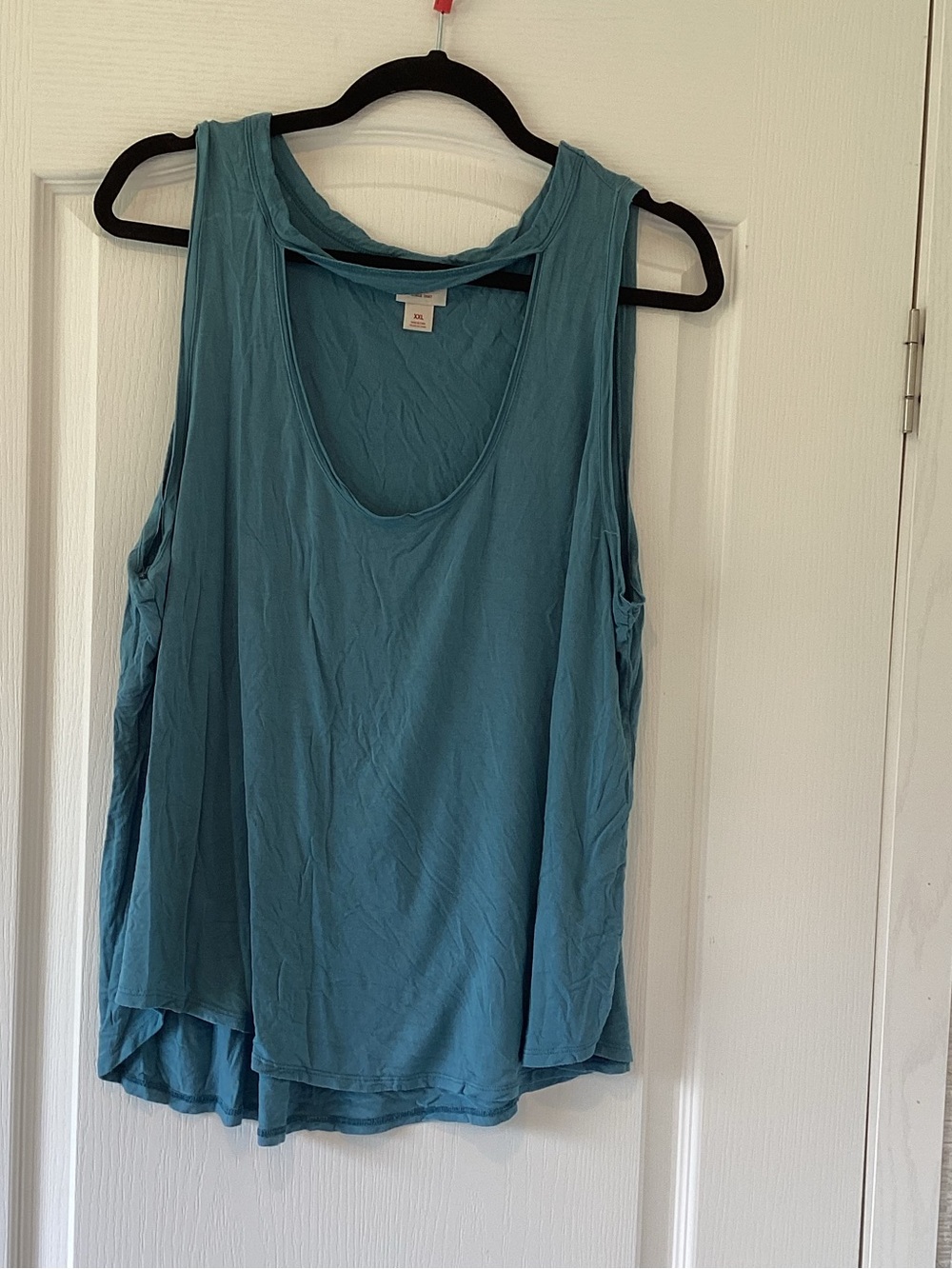 Mossimo Supply Co. Teal Scoop Neck Tank 2XL EUC